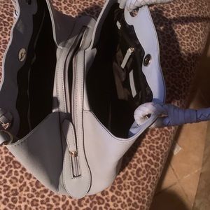 Cole Haan shoulder bag - baby blue leather